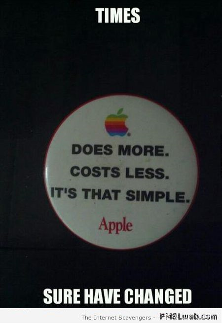 Apple slogan meme