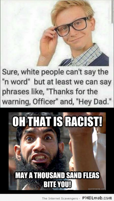 White people can’t say the N word humor