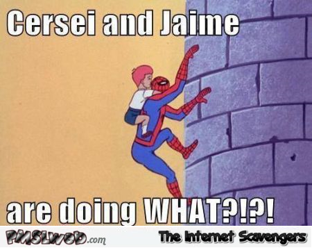 Funny Spiderman Game of Thrones at PMSLweb.com