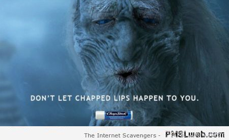 Funny game of thrones chapstick advert