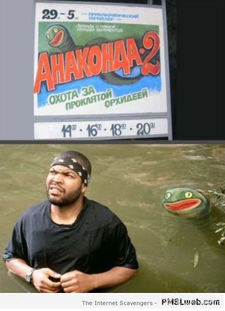 Funny Russian anaconda movie fail at PMSLweb.com