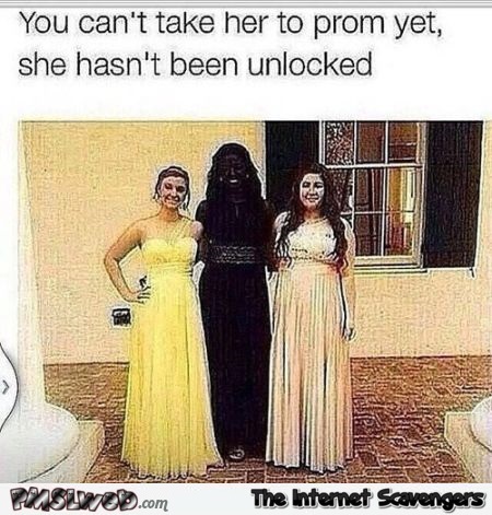 You can’t take her to prom yet humor at PMSLweb.com
