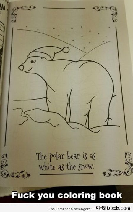 Funny FU coloring book at PMSLweb.com