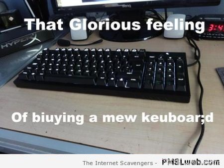 New keyboard humor at PMSLweb.com