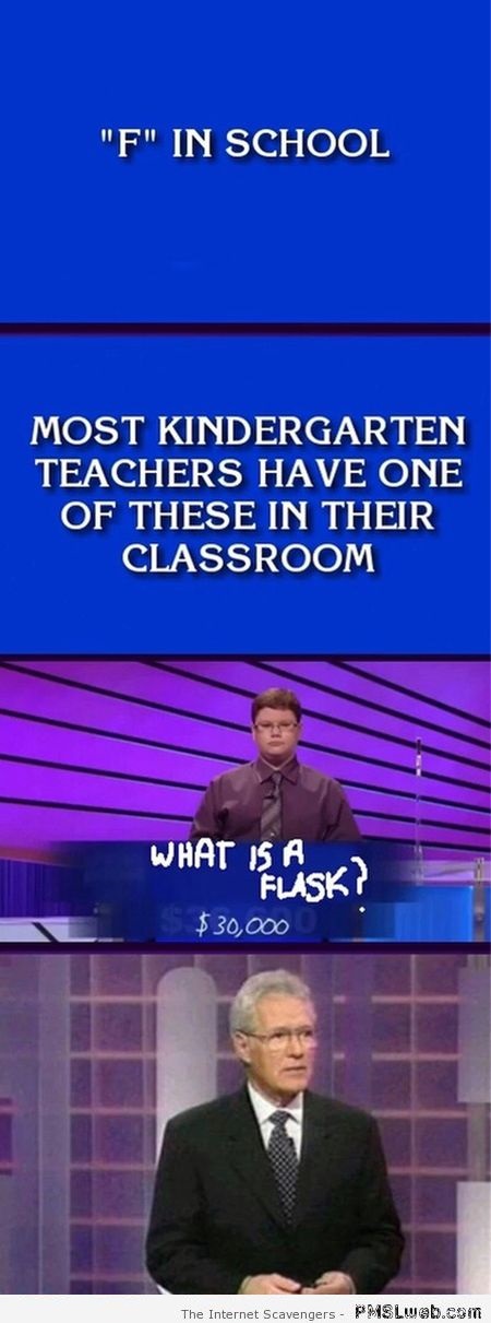 Funny Jeopardy answer at PMSLweb.com
