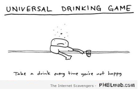 Funny universal drinking game at PMSLweb.com