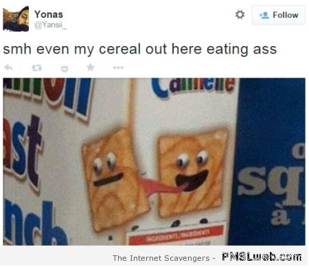 Funny cereal comment – LOL pictures at PMSLweb.com