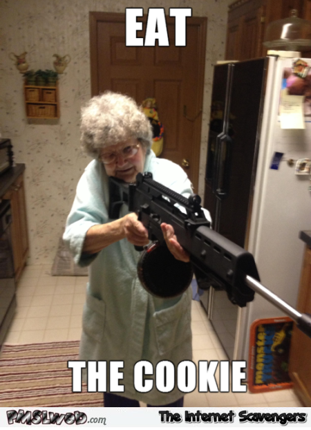 Eat the cookie grandma meme – Jocular Friday at PMSLweb.com