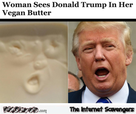 Donald Trump appears in butter news at PMSLweb.com