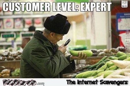 Customer level expert meme at PMSLweb.com