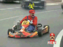 Funny Mario kart prank