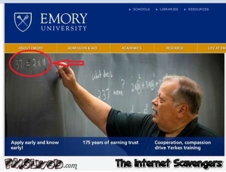 Funny Emory university fail at PMSLweb.com