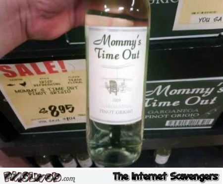 Mommy’s time out wine at PMSLweb.com