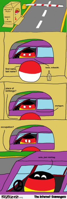 Polandball Germany occupation joke
