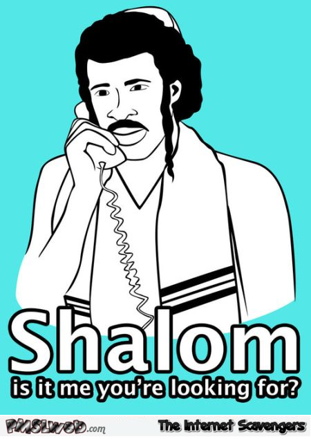 Funny shalom is it me you’re looking for at PMSLweb.com