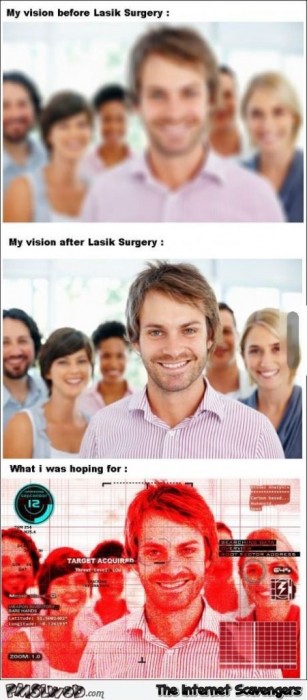 Lasik surgery humor
