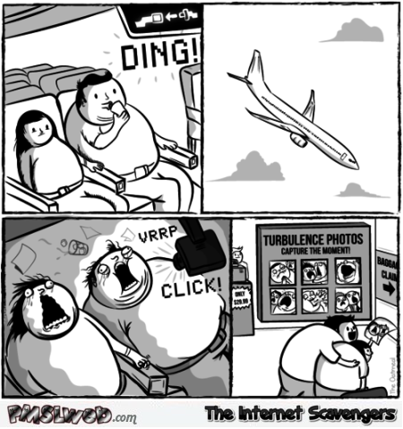 Funny plane turbulence photos
