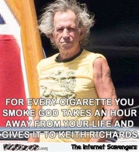 Giving an hour of your life to keith Richards at PMSLweb.com