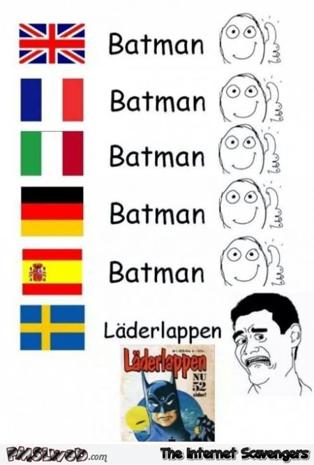 Funny batman in German at PMSLweb.com