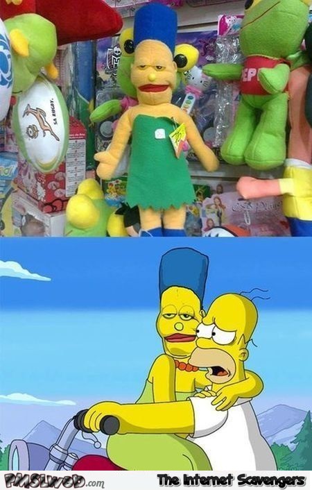 Marge Simpson doll fail at PMSLweb.com