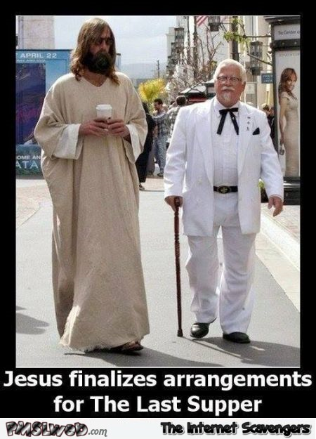 Funny Jesus and Colonel sanders at PMSLweb.com
