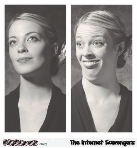 Posing versus being yourself on photos humor – TGIF fun at PMSLweb.com