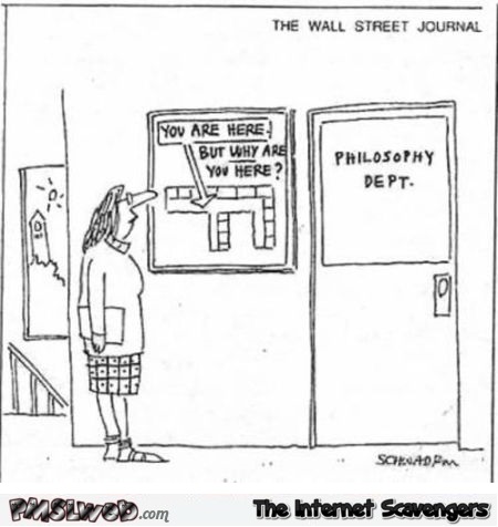 Funny philosophy department cartoon at PMSLweb.com