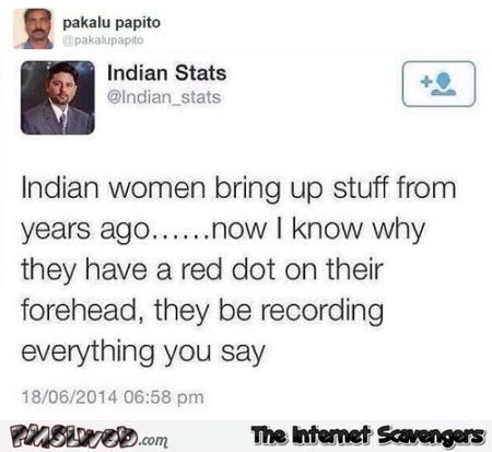 Funny Indian girl joke at PMSLweb.com