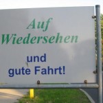 Funny German gute fahrt sign – Funny germany at PMSLweb.com