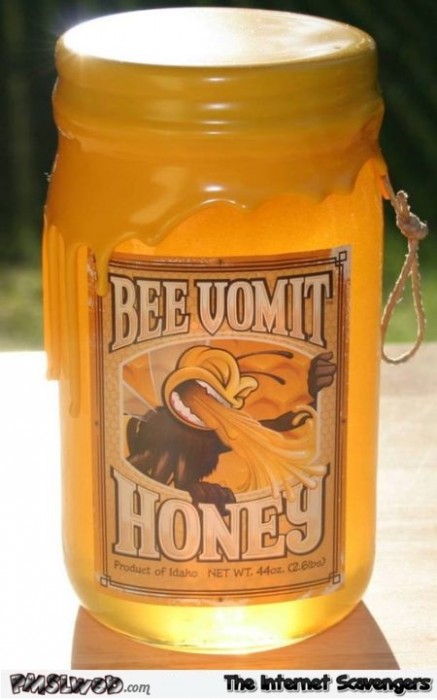 Bee vomit honey