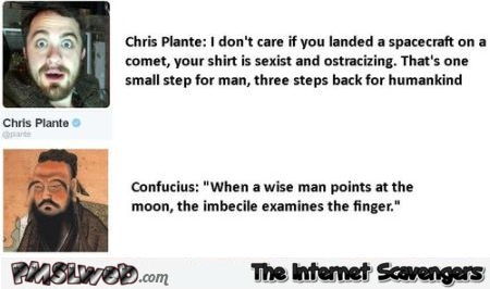 Funny Confusius when a wise man points at the moon at PMSLweb.com