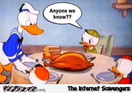 Sarcastic Donald Duck