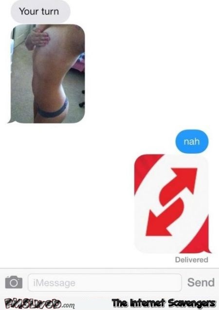 Sexting with Uno card humor at PMSLweb.com