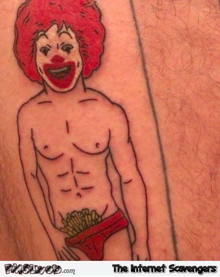 Funny McDonald’s tattoo @PMSLweb.com