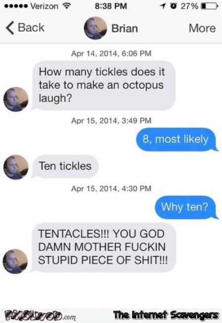 Octopus joke fail