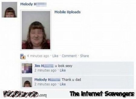 Funny Facebook dad fail @PMSLweb.com