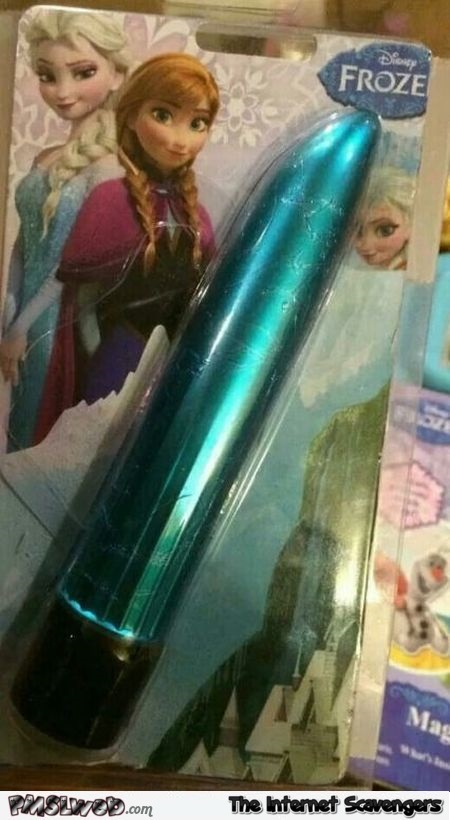 Frozen vibrator – Scumbag Disney @PMSLweb.com