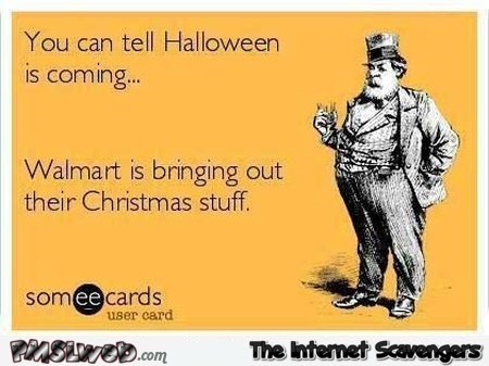 Funny walmart Halloween ecard @PMSLweb.com