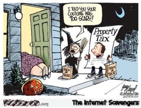 Funny Halloween cartoon @PMSLweb.com