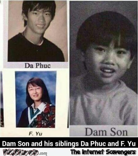 Funny Asian names – Hilarious Wednesday @PMSLweb.com