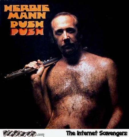 Herbie Mann push push funny album cover @PMSLweb.com