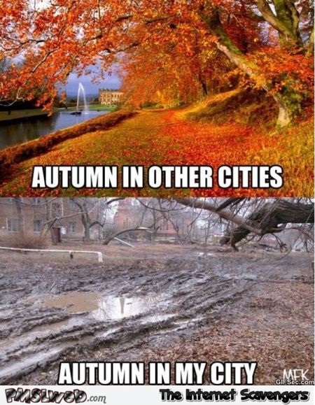 Funny autumn meme – Funny Friday pics @PMSLweb.com