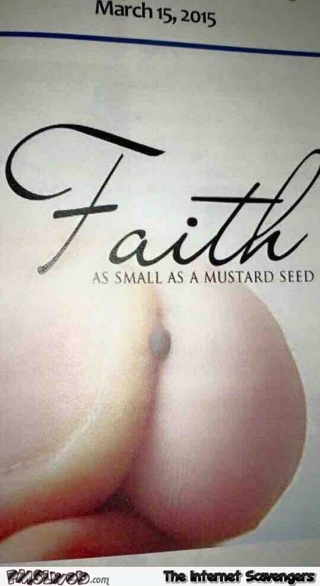 Funny Faith WTF illusion @PMSLweb.com