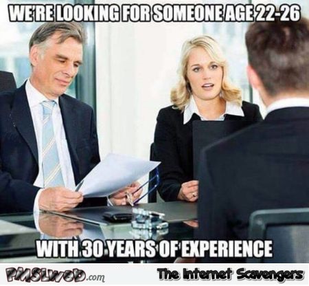 Funny job interview meme @PMSLweb.com