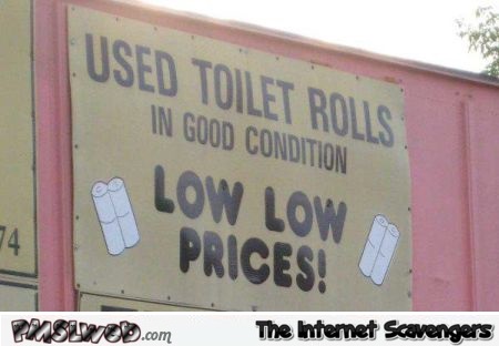 Used toilet rolls sale @PMSLweb.com