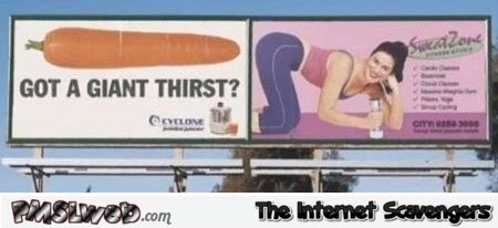 Funny billboard placement fail @PMSLweb.com
