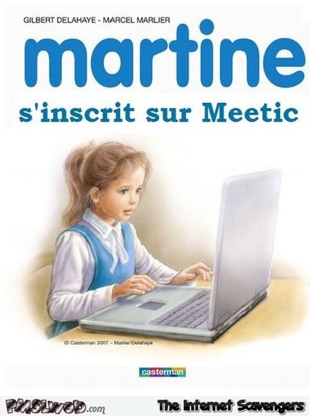 Martine s’inscrit sur Meetic BD humour @PMSLweb.com