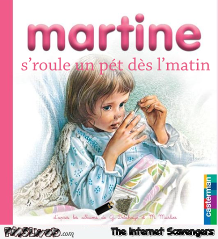 Martine se roule un pet BD – Humour made in France @PMSLweb.com