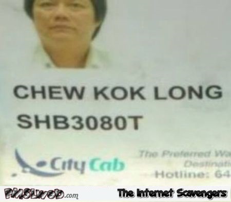 Hilarious Asian name – Hilarious Wednesday @PMSLweb.com