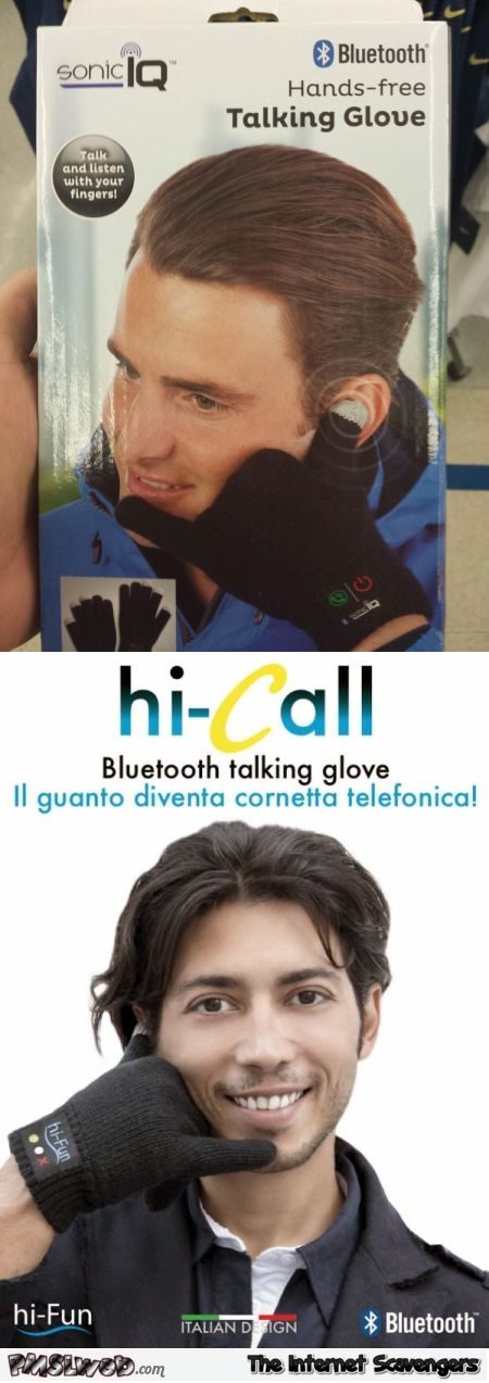 Bluetooth talking glove – Funny Christmas gift ideas @PMSLweb.com